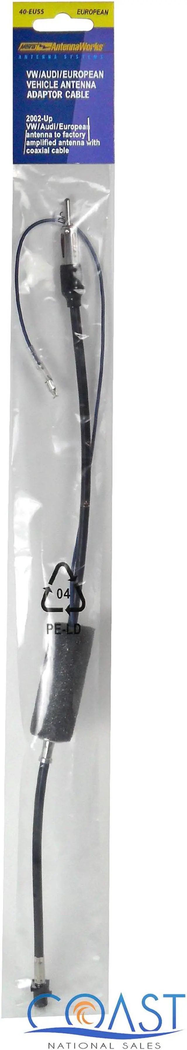 Alt view image 3 of 5 - METRA 40-EU55 AFTERMARKET RADIO TO VW AMP ROOF ANTENNA FACRA STYLE CONNECTOR NEW