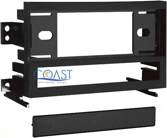 Alt view image 2 of 8 - Metra 99-7410 Installation Kit with EQ Slot for 1995-1999 Nissan Sentra/200 SX Vehicles (Black