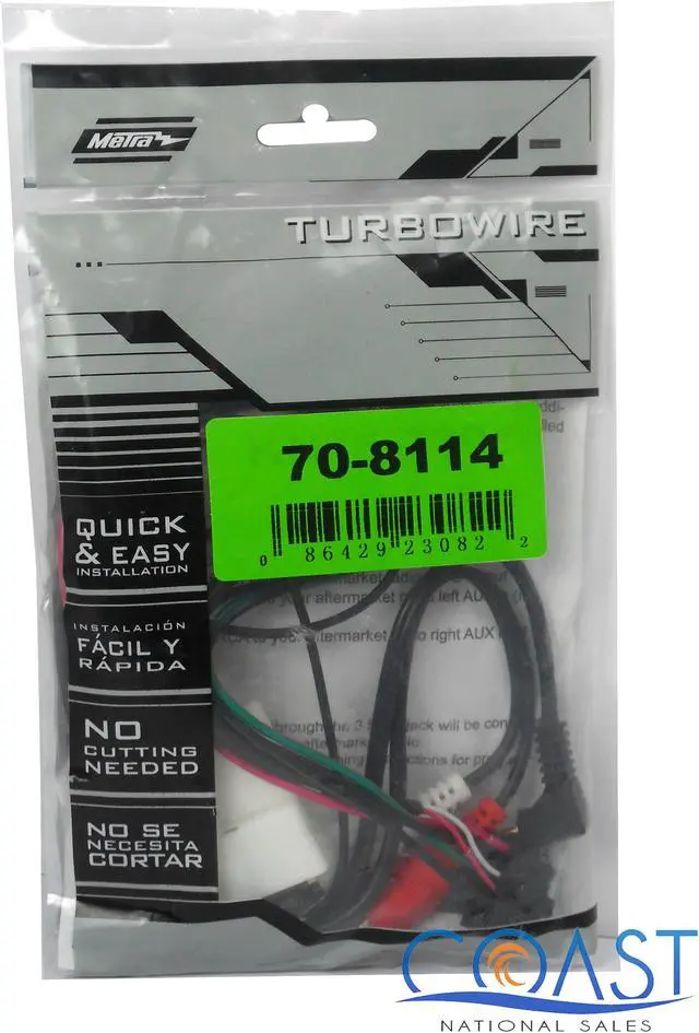 Alt view image 2 of 12 - Metra 70-8114 Steering Wheel Control Wire Harness for Select Toyota/Lexus/Scion