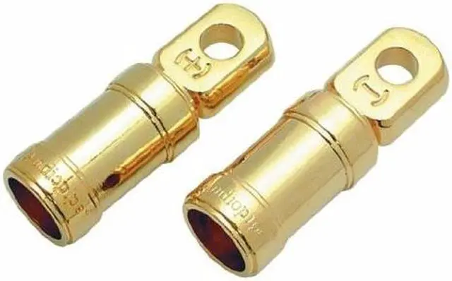 Main image of NEW PAIR AUDIOPIPE BTC10 1/0GA RING TERMINAL SET SCREW STYLE RING TERMINAL