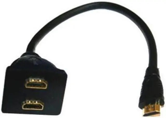 Alt view image 5 of 10 - New Pyle Phdmmf3 Hdmi Male/2 Female Splitter Cable