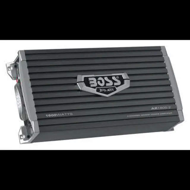 Alt view image 7 of 20 - New Boss Ar1600.2 1600 Watt 2 Channel Car Amplifier Car Audio Car Amp Class A/B