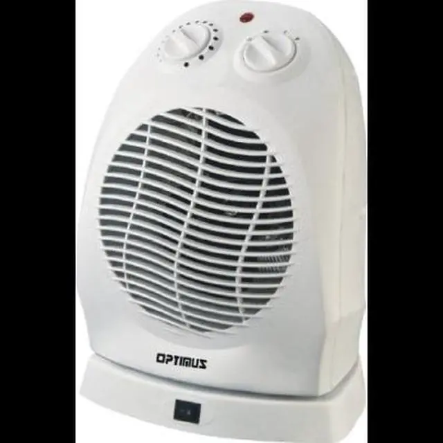 Main image of Optimus H1382 Heater Fan Oscillating Thermostat Portable
