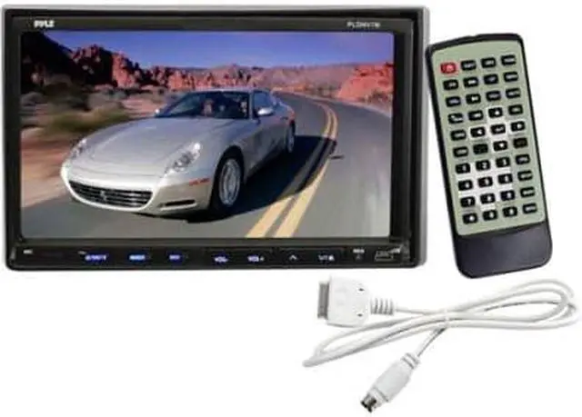 Alt view image 7 of 10 - Pyle PLDNV78I 7" Double-DIN Touchscreen LCD Monitor w/ DVD/CD/MP3/MP4/USB/SD/AMFM/RDS/Bluetooth & GPS