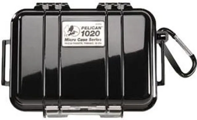 Alt view image 2 of 8 - Pelican PL1020B Medium Micro Case Solid Black Interior Measurement 5 3