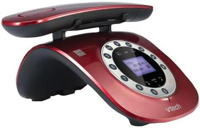 Alt view image 2 of 4 - Vtech Retro Phone in RED