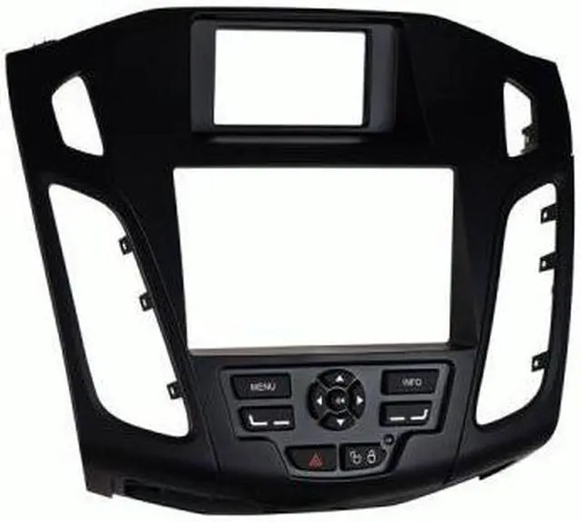 Alt view image 2 of 6 - Metra 99-5827B Black Single/Double DIN Stereo Dash Kit for 2012-up Ford Focus
