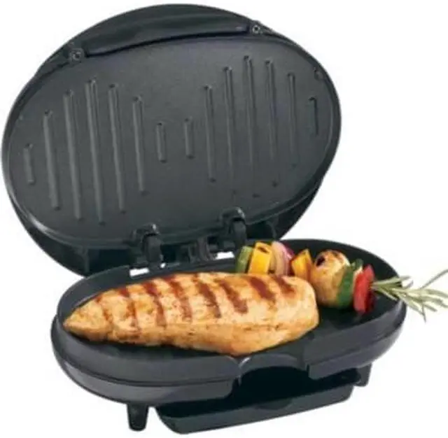 Alt view image 2 of 7 - Proctor Silex 25218P Compact Grill
