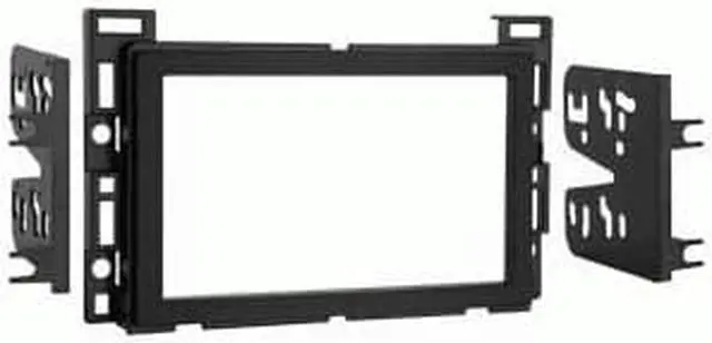 Alt view image 2 of 4 - Metra 95-3302S 2004-up Selected GM/Pontiac/Chevy Double Din Stereo Dash Kit Silver