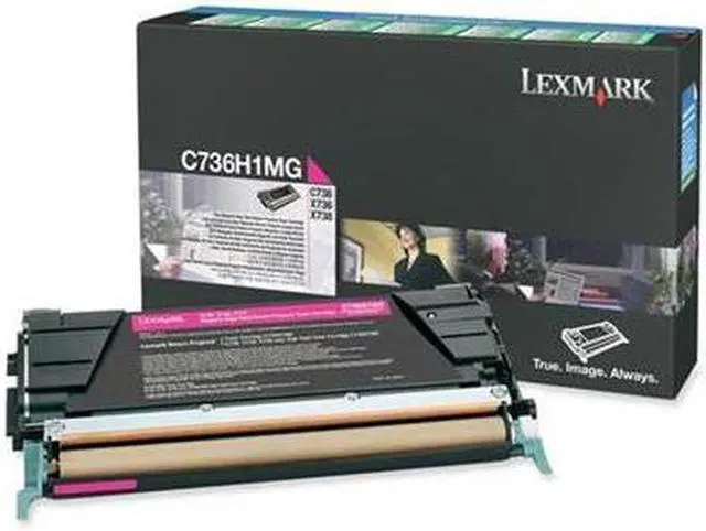 Main image of Lexmark C736H1MG OEM Toner - C736 X736 X738 Series High Yield Magenta Return Program Toner (10000 Yield)