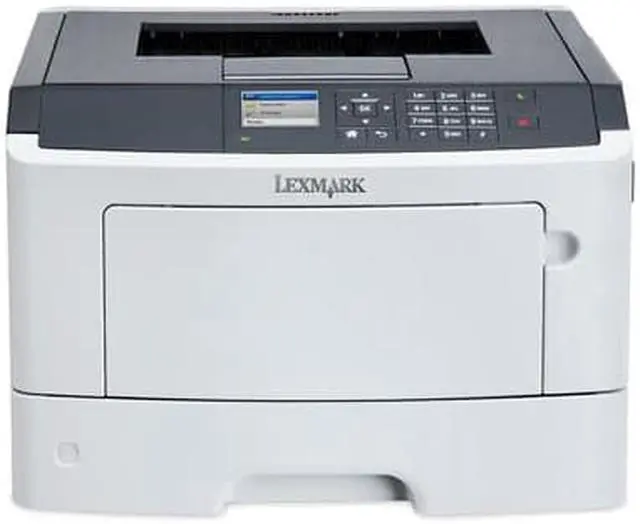 Main image of Lexmark MS410 MS415DN Laser Printer - Monochrome - 1200 x 1200 dpi Print - Plain Paper Print - Desktop - 40 ppm Mono Print - 300 sheets Input - Automatic Duplex Print - LCD - Gigabit Ethernet - USB