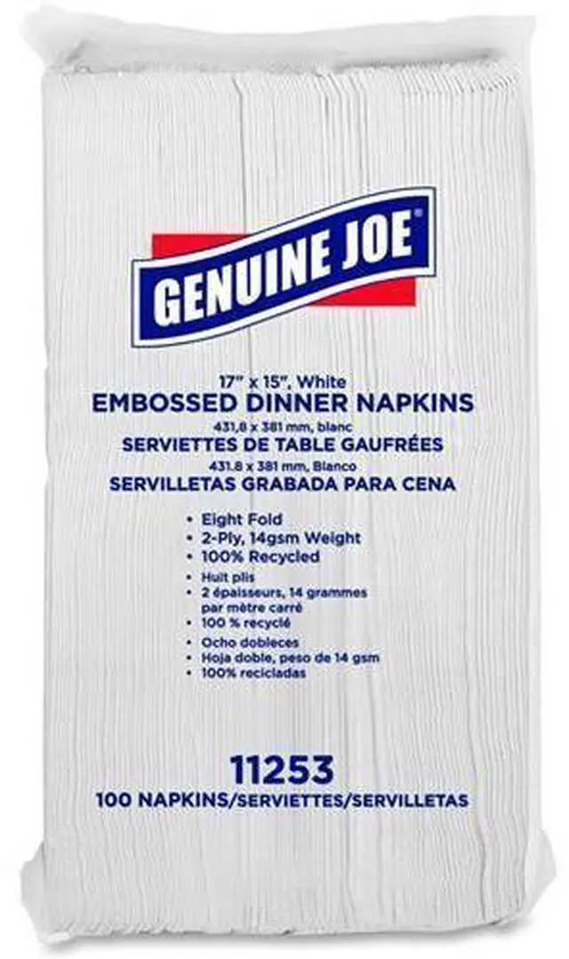 Alt view image 2 of 8 - Dinner Napkins 2-Ply 17"x15" 100/PK WE
