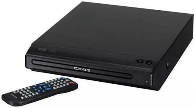 Alt view image 2 of 14 - Craig Electronics CVD512a Compact DVD/JPEG/CD-R/CD-RW/CD Player with Remote Control