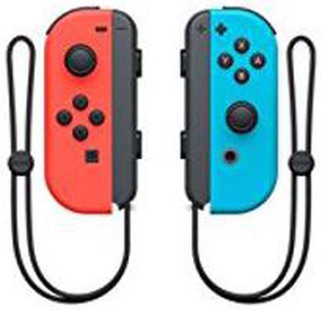 Alt view image 2 of 11 - Nintendo Switch Joy-Con Controller Pair - Neon Red/Neon Blue