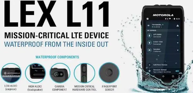 Alt view image 5 of 5 - Motorola LEX L11n Mission Critical Handheld Device Phone GSM Unlocked Excellent