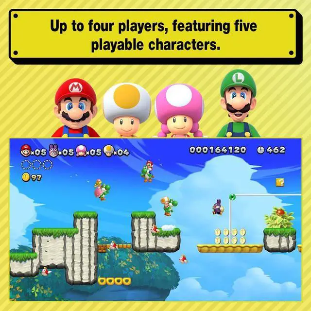 Alt view image 2 of 6 - Super Mario Bros. U Deluxe (Nintendo Switch Video Game, 2019) Brand New