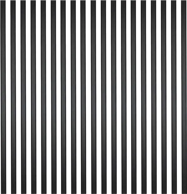 Main image of Myard 29 Inches Grooved Estate Square Aluminum Deck Balusters for Decking Railing Patio Fence, Modern Look (25-Pack, Matte Black)