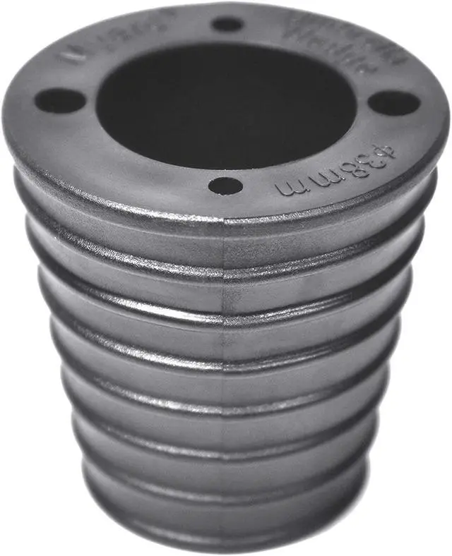 Main image of Myard Umbrella Cone Wedge Shim for Patio Table Hole Opening or Base 1.8 to 2.4 Inch, Umbrella Pole Diameter 1-1/2" (38Mm, Black, 4 Holes)
