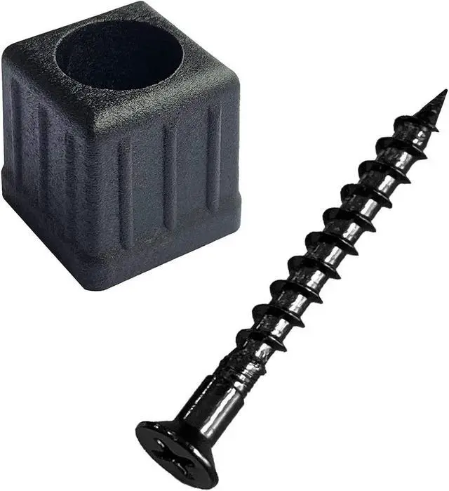 Main image of Myard Baluster Connectors with Screws for Deck Handrail Railing Fencing (Qty 50 for 25 Balusters, Classic Square Connectors)