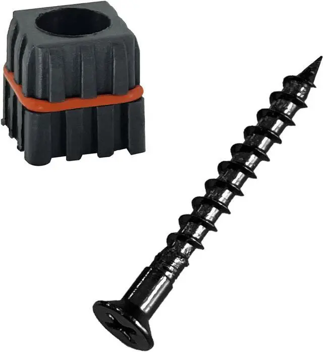 Main image of Myard 'O' Seal Patented Baluster Connectors with Screws for Deck Railing Handrail Patio Fence (Qty 50 for 25 Balusters, Square Line Connectors)