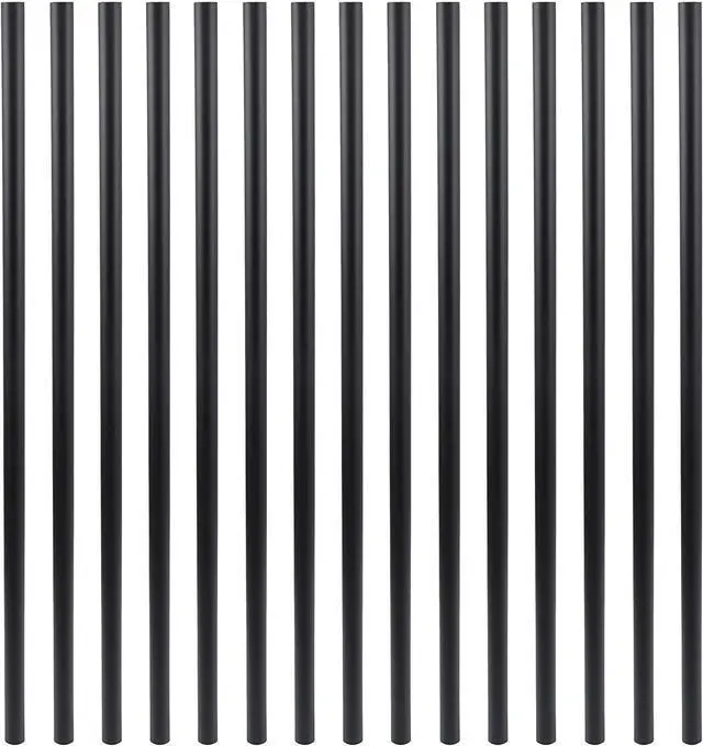 Main image of Myard 32 Inches Classic Hollow round Aluminum Deck Balusters for Deck Railing Porch (25-Pack, Matte Black)