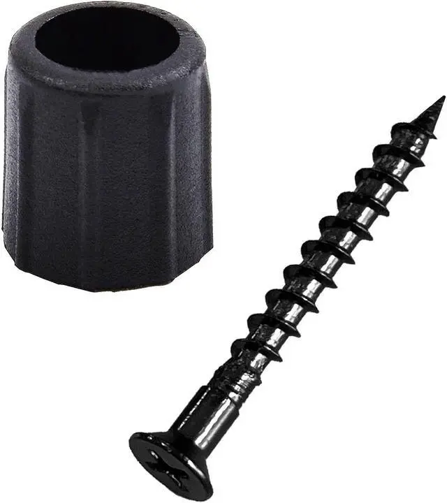 Alt view image 2 of 6 - Myard Baluster Connectors with Screws for Deck Handrail Railing Fencing (Qty 100 for 50 Balusters, Classic Square Stair Connectors)