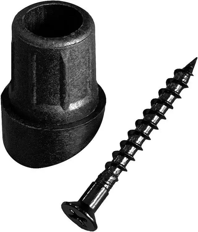 Main image of Myard Classic round Baluster Stair Connectors 100-Pack with Screws for Deck Handrail Railing Staircase Fencing