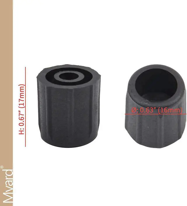 Alt view image 2 of 5 - Myard Classic round Baluster Stair Connectors 100-Pack with Screws for Deck Handrail Railing Staircase Fencing