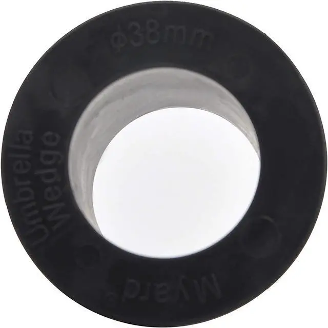 Alt view image 5 of 7 - Myard Umbrella Cone Wedge Shim for Patio Table Hole Opening or Base 1.8 to 2.4 Inch, Umbrella Pole Diameter 1-1/2" (38Mm, Black)