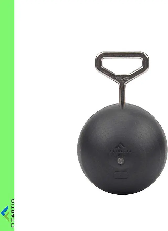 Alt view image 7 of 7 - Fitactic Rock Climbing Solid Training Cannonball Bomb Power Pull up Ball Hold Grips for Straps for Finger, Forearm, Biceps, Back Muscles