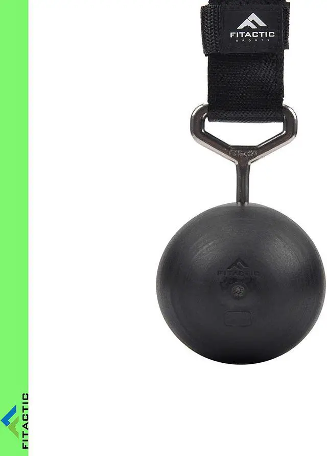 Alt view image 7 of 7 - Fitactic Rock Climbing Solid Training Cannonball Bomb Power Pull up Ball Hold Grips for Straps for Finger, Forearm, Biceps, Back Muscles