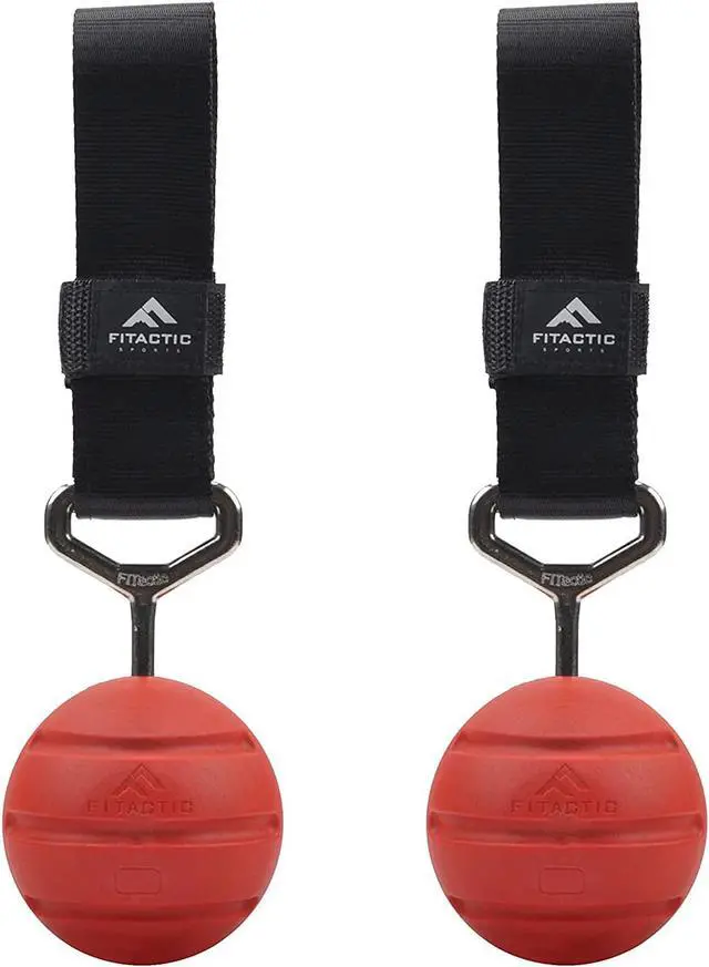 Main image of Fitactic Rock Climbing Solid Training Cannonball Bomb Power Pull up Ball Hold Grips for Straps for Finger, Forearm, Biceps, Back Muscles