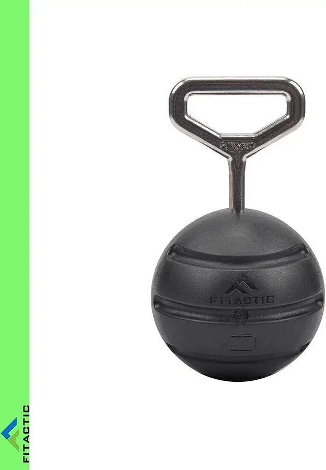 Alt view image 7 of 7 - Fitactic Rock Climbing Solid Training Cannonball Bomb Power Pull up Ball Hold Grips for Straps for Finger, Forearm, Biceps, Back Muscles