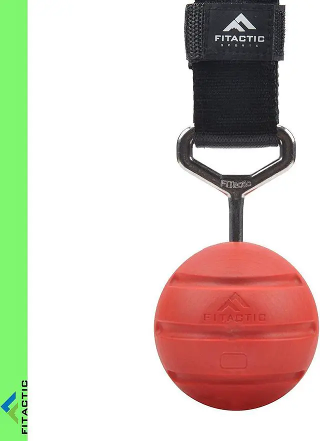 Alt view image 7 of 7 - Fitactic Rock Climbing Solid Training Cannonball Bomb Power Pull up Ball Hold Grips for Straps for Finger, Forearm, Biceps, Back Muscles