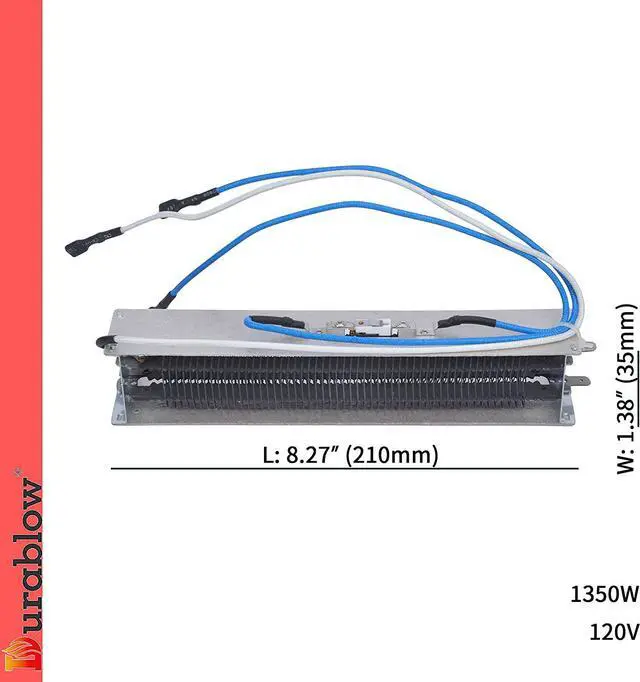 Alt view image 2 of 5 - Durablow IR Heating Heater Element Replacement HS-30000216 for Heat Surge, Real Flame Electric Fireplace (Heating Element Only)