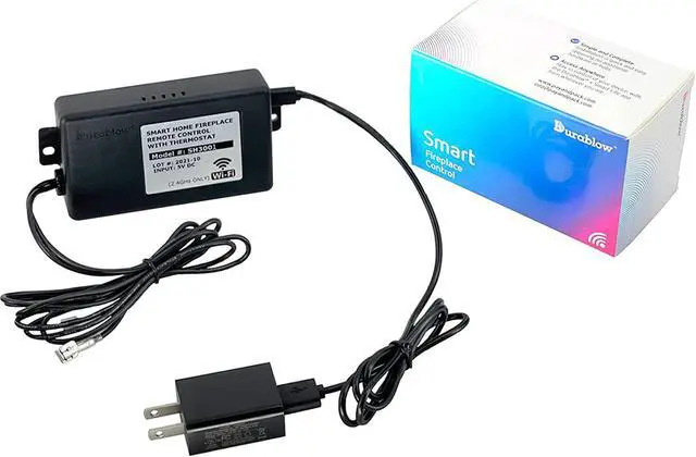 Main image of Durablow SH3001 Gas Fire Fireplace Remote Control Kit (On/Off, Smart Functions (Wifi, Plastic Case))