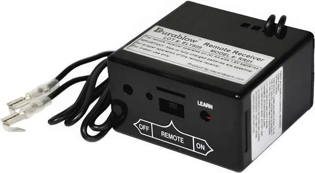 Alt view image 5 of 6 - Durablow TR1001 On/Off Gas Fireplace Remote Control Kit for Millivolt Valve, IPI Module, Replaces Wall Switch, Wireless Gas Fireplace Remote