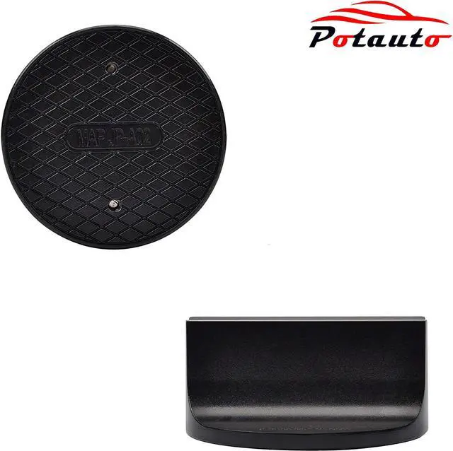 Alt view image 5 of 5 - POTAUTO Universal Aluminum Grooved Magnetic Jack Pad Jacking Puck Pinch Weld (Slot Width 0.39 Inch) Frame Rail Adapter (Qty 1, Black)