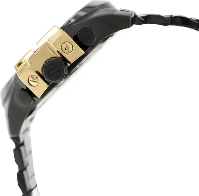 Alt view image 4 of 16 - DIESEL MEN'S MEGA CHIEF 53MM IP STEEL BRACELET & CASE QUARTZ WATCH DZ4338