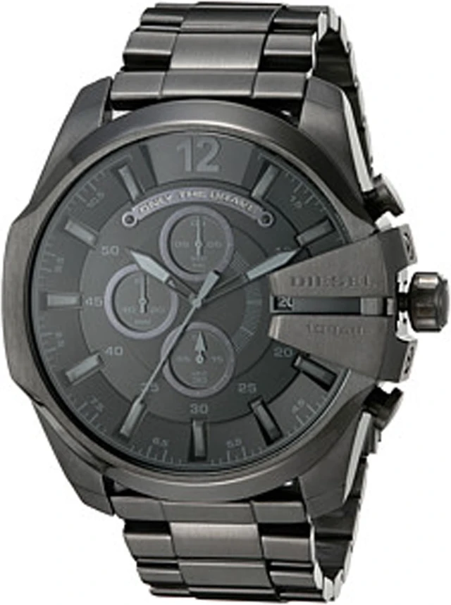 Main image of Diesel Men's Mega Chief Chronograph Stainless Steel Watch - Black