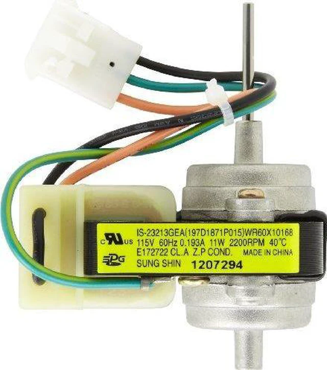 Alt view image 2 of 3 - GE WR60X10168 Condenser Fan Motor