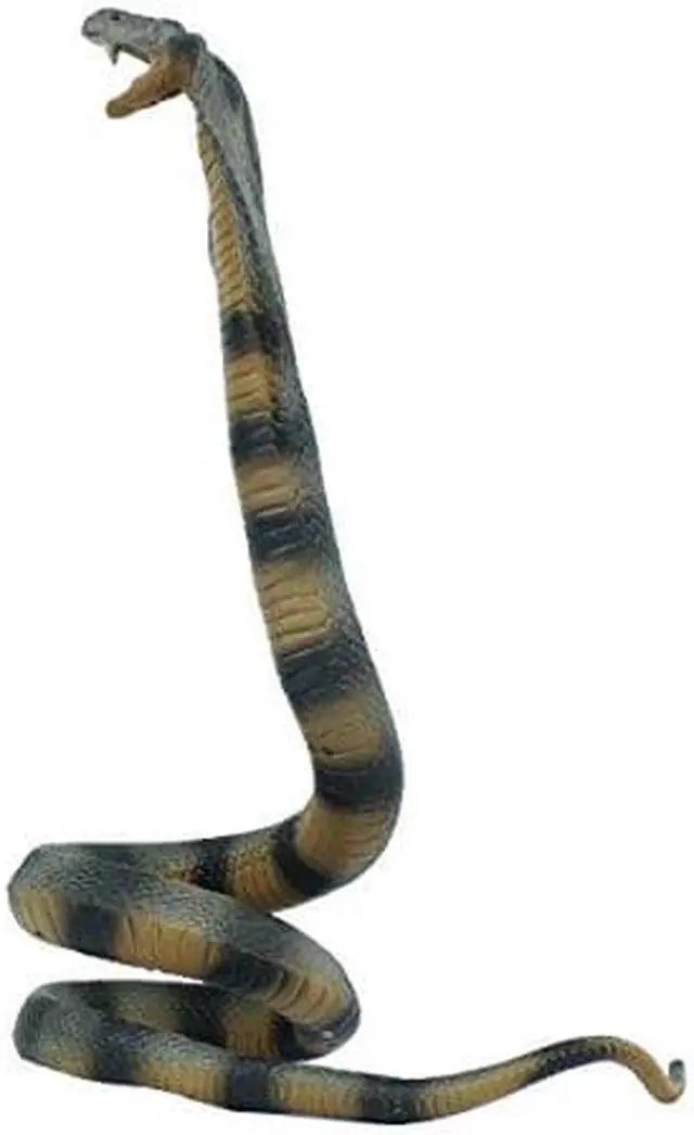 Alt view image 3 of 13 - Safari 260329 Posable Coiling Cobra Animal Figure
