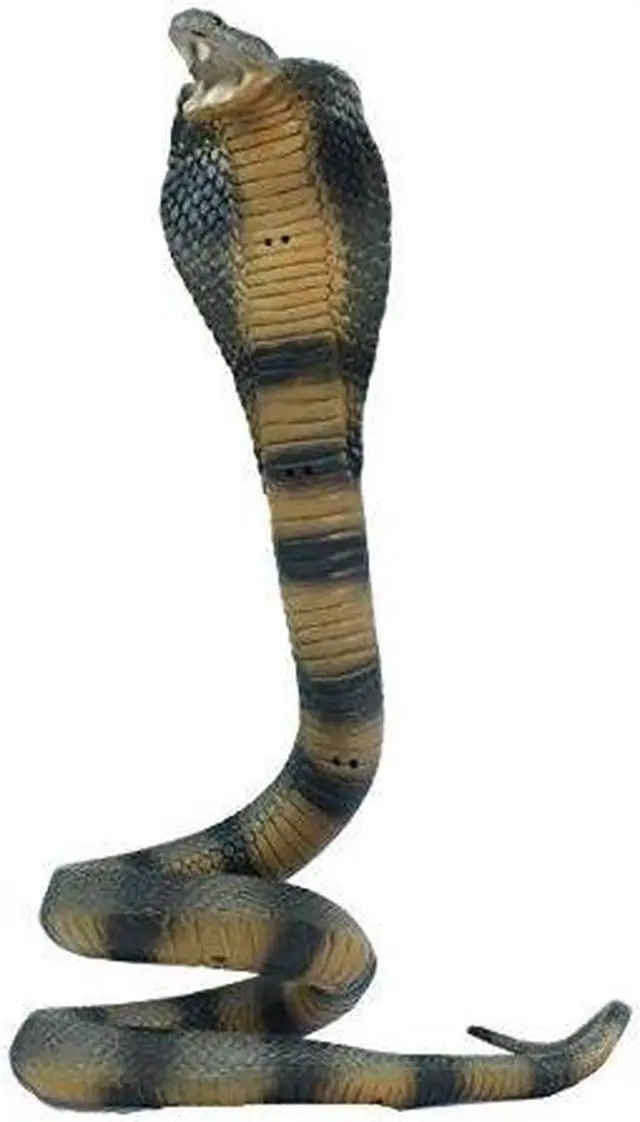 Alt view image 4 of 13 - Safari 260329 Posable Coiling Cobra Animal Figure