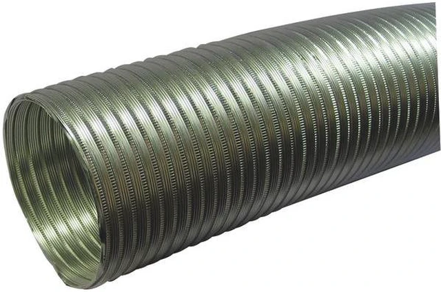 Main image of Deflecto A058/5 Semi-rigid Flexible Aluminum Duct (5" Dia X 8ft)