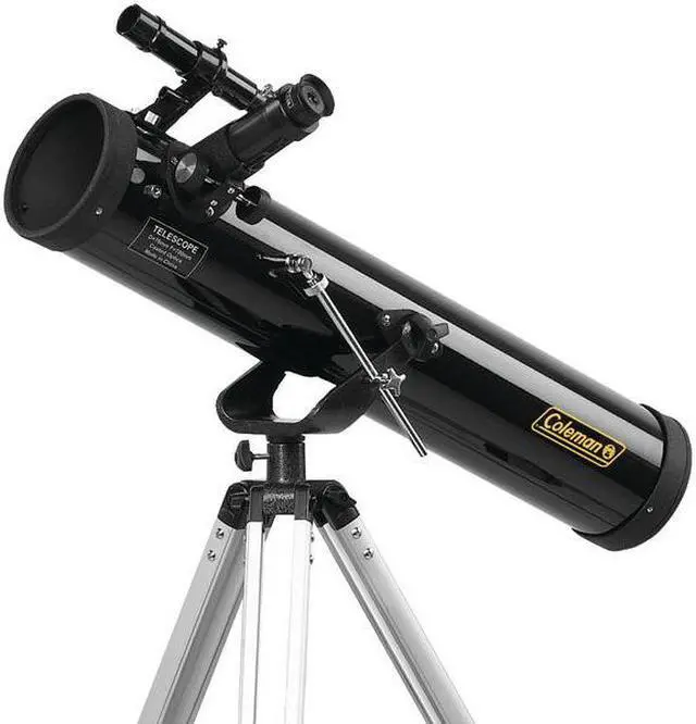 Alt view image 5 of 6 - COLEMAN C767K AstroWatch D76mm x 700mm Reflector Telescope Kit with Carrying Case