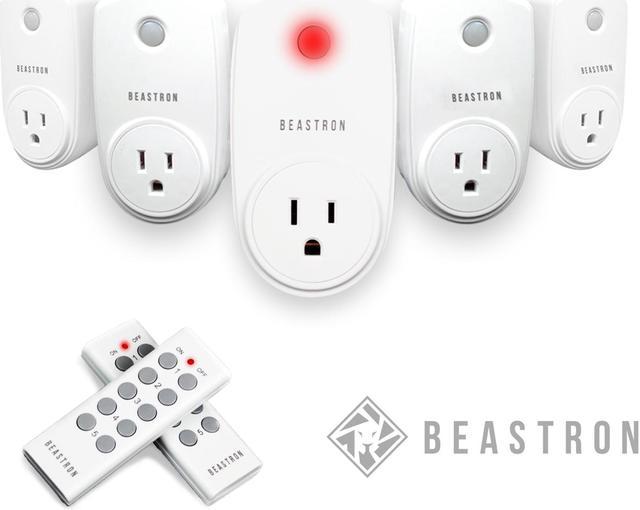 Beastron Wireless Remote Controlled Electrical Outlet (1 Pack