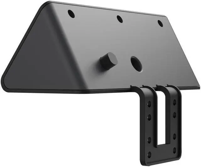 Alt view image 3 of 7 - Power charge station edge clamp mount with USB-C port and AC outlet good for home office dormitory tablets mobile phone Black