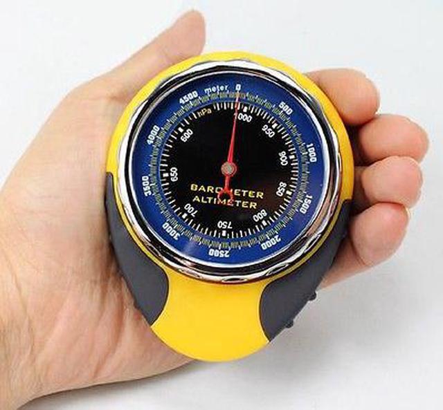 Multifunctional Outdoor Barometer, 4-in-1 Compass Altimeter