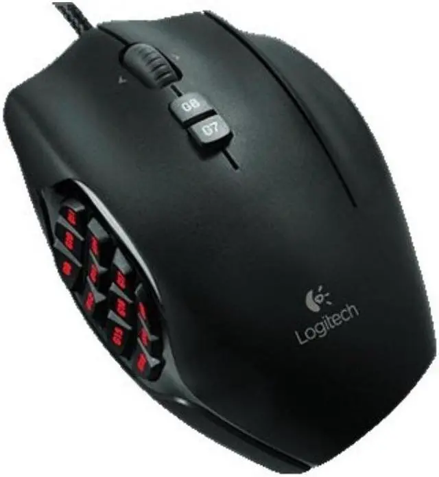 Alt view image 5 of 5 - NEW Logitech G600 MMO Wired Gaming Mouse 8200dpi/RGB NB PC Mouse