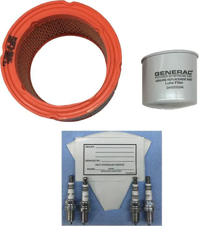 Alt view image 2 of 3 - Generac 5984 Scheduled Maintenance Kit for 36kW and 60kW Liquid-Cooled Generators